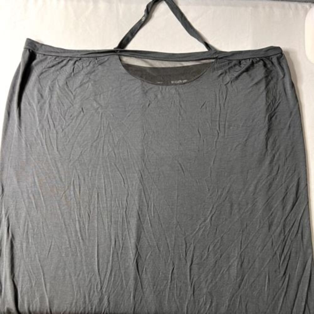 Boppy Nursing Baby Cover Infant Breastfeeding Blanket Shawl Poncho Gray‎